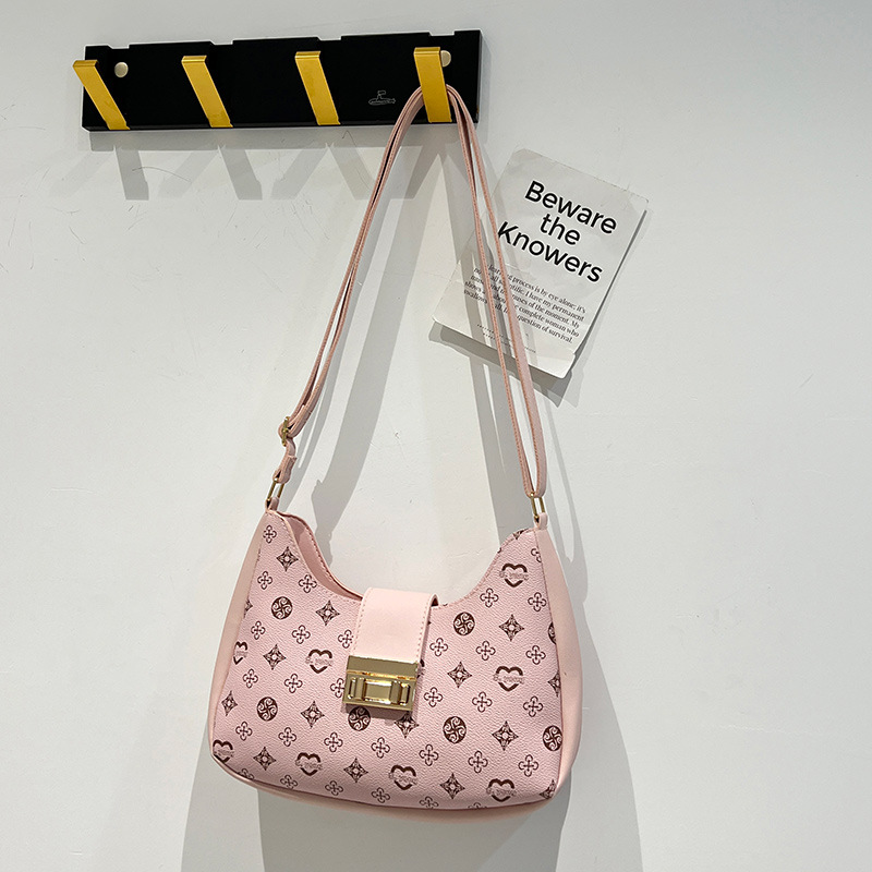 New Printed 2023 Women's Ladies Shoulder HOBO Underarm Bag_voghion.com