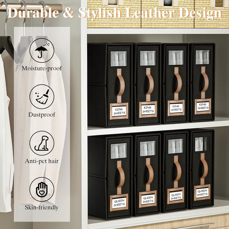 Sheet Storage Bag Foldable Wardrobe Storage Bag Storage Space Sheet Set Storage Bedding Storage Box_voghion.com