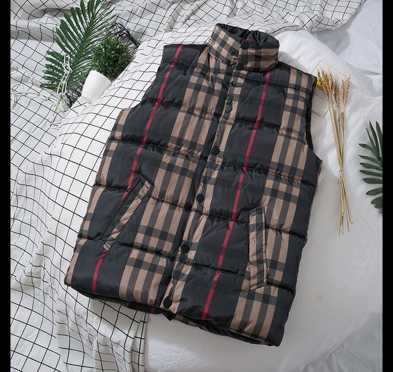 Online pánský kabát celebrity spirit boy plaid pro milovníky podzimu a zimy Kwai korejská verze péřové bavlněné vesty zahušťující_voghion.com