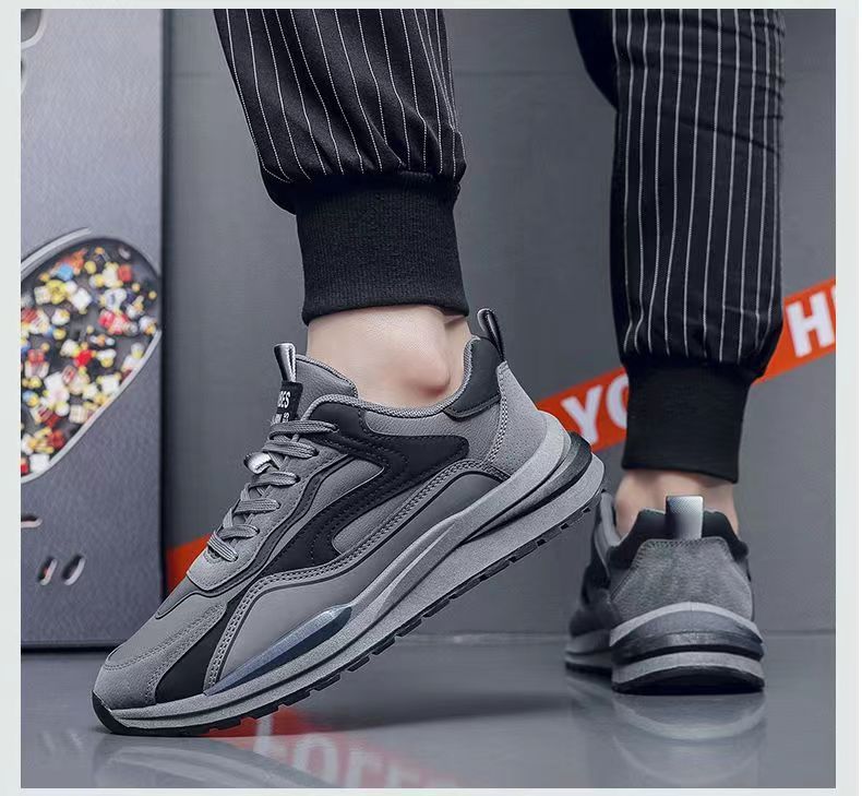 Dad's For Men 2024 Spring And Autumn New Versatile Fashion Sports Running Casual Thick Sole Men's Internet Red Shoes_voghion.com