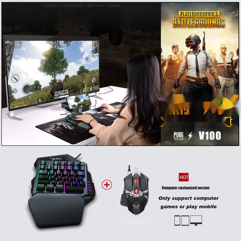 35 billentyűs filmbillentyűzet, balkezes mechanikus érzet, Eating Chicken Throne egykezes, háttérvilágításos billentyűzet_voghion.com