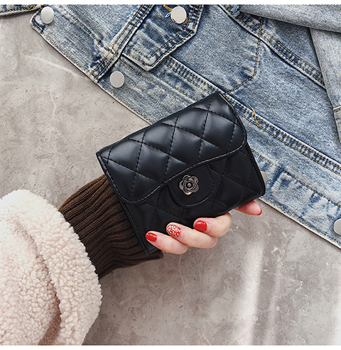 Damen Geldbörse Clutch Ledertasche Münzbörse Kreditkartenhalter_voghion.com
