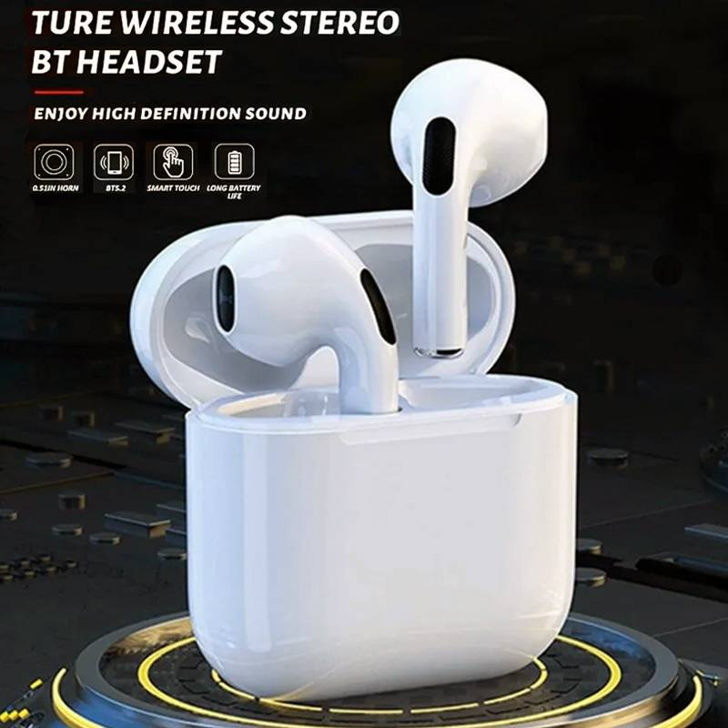 Pro 4 TWS Kabellose Kopfhörer, Kopfhörer-kompatibles wasserdichtes Headset mit Mikrofon für IOS und Android Pro4-Ohrhörer_voghion.com
