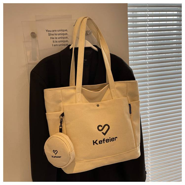 Designer-Modetrend, fortschrittliches Gefühl der Canvas-Tasche, alle Mode-Umhängetasche, Mode, große Kapazität, Pendler-Einkaufstasche, Einkaufstasche aus Canvas_voghion.com