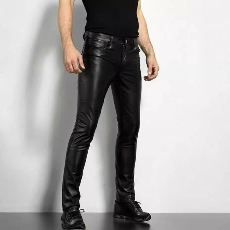 Herrenbekleidung Lederhosen Enge Herren Lederhosen Lange Herren Lederhosen_voghion.com