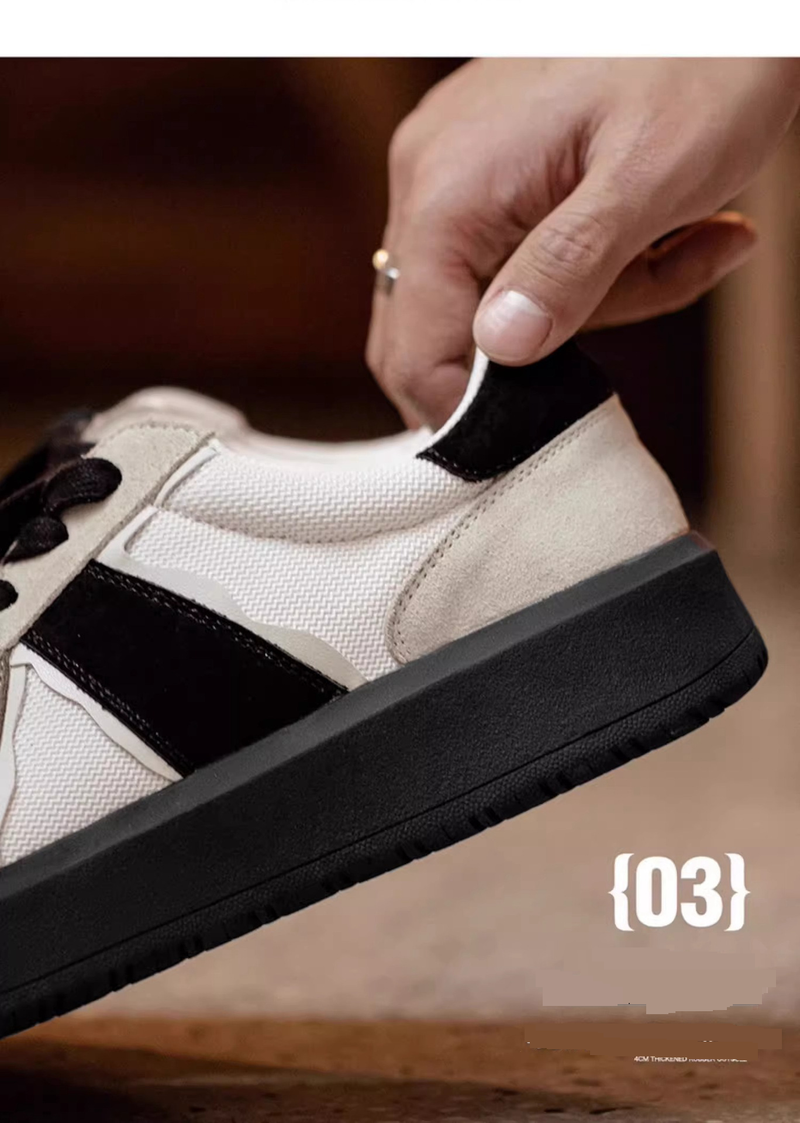 Scarpe da uomo primavera e autunno nuove scarpe retrò di tendenza all-match scarpe sportive casual con suola spessa da uomo che aumentano l'altezza_voghion.com