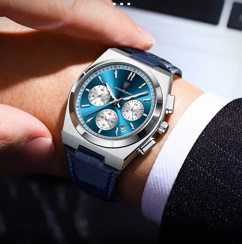 Multifunctional Men's Watch Belt Ultra-thin Quartz Watch_voghion.com