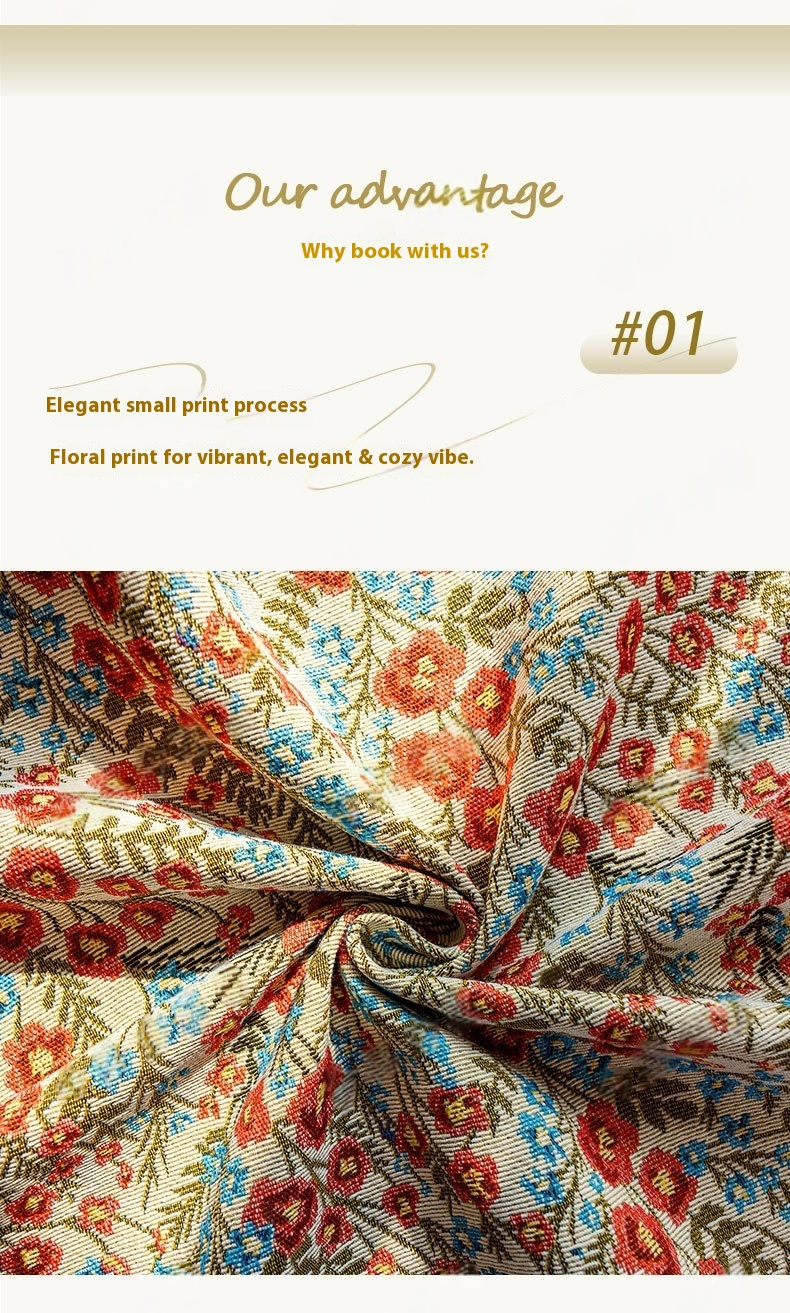 Vintage Floral Rectangular Tablecloth – Polyester Bohemian Table Cover For Dining, Picnic, Photo Backdrop (Multiple Sizes)_voghion.com