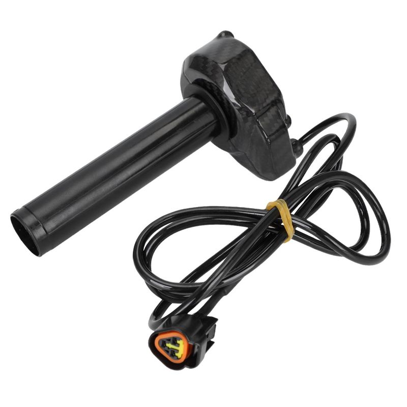 Carbon Fiber Electronic Throttle Grip For Electric Motorcycles - Kit With Enhanced Sensitivity & Durability - Compatible With Most E-Bike Models_voghion.com