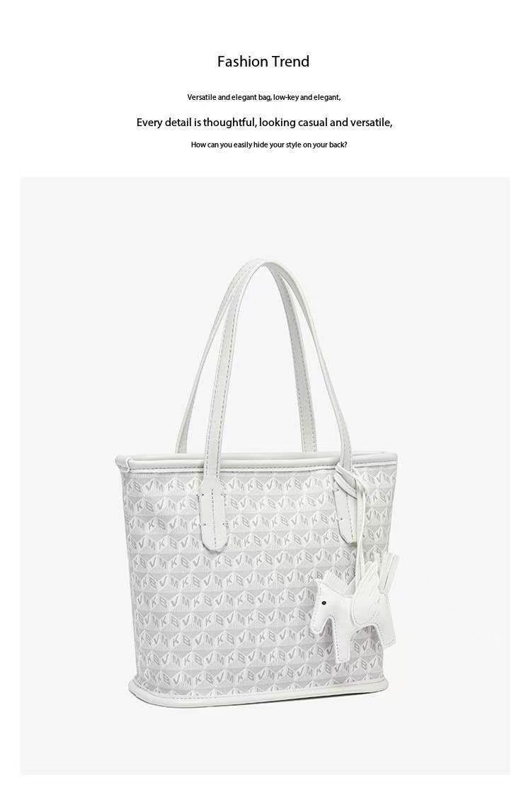Designer Bag Tote Bag Luxury Bag Wear-resistant Beach Bag Reinforced Edge Tooth Print Commuting Shopping Handbag_voghion.com