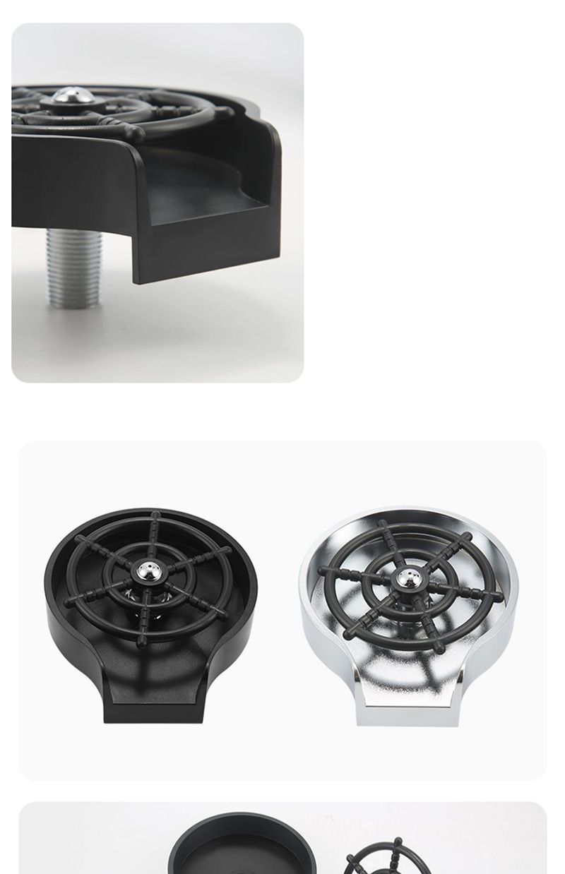 Bar Counter Glass Washer Domestic Kitchen Sink Basin Single-bowl Glass Washer Fully Automatic Glass Washing Push-button Operation_voghion.com