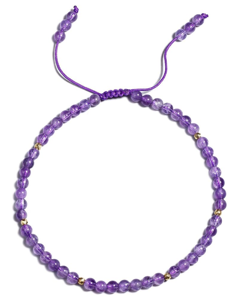 Cavigliera da spiaggia da donna in calcedonio verde con perline in filo di cera e agata di cristallo, regolabile, nodo piatto, 4 mm_voghion.com