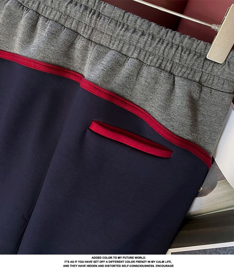 Design sportdräkter för ny dragkedja Söt och cool varm lös slimmad tröja Tvådelad kostym för kvinnor_voghion.com