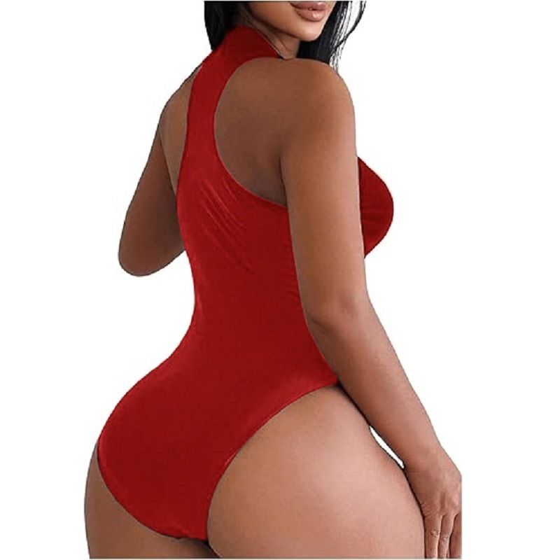 Swimsuit Sexy Bikini One-piece Zipper_voghion.com