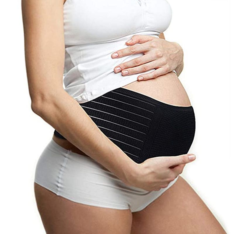 Schiena, glutei e bacino alleviano la morbidezza e la traspirabilità. Cintura di supporto per l'ombelico e supporto per la schiena per donne incinte._voghion.com