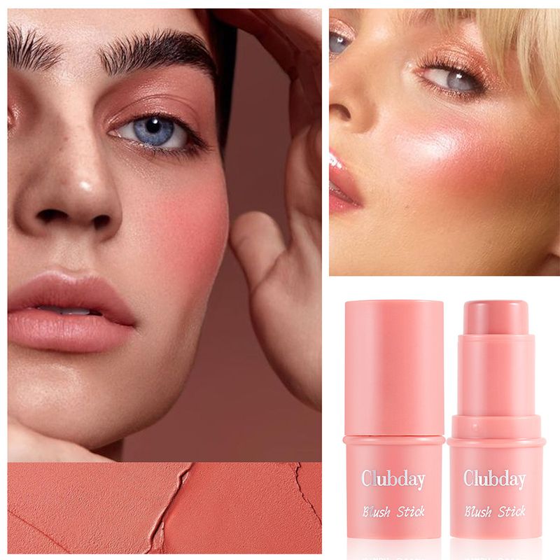 Clubday 3-en-1 Contour Stick - Enlumineur, Blush et Bronzer - Formule Gel-Crème Rebondissante_voghion.com