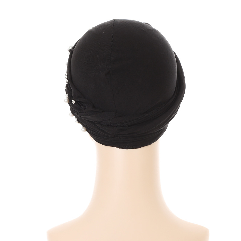 Muslim hat Polyester fashion simple turban hat hat_voghion.com