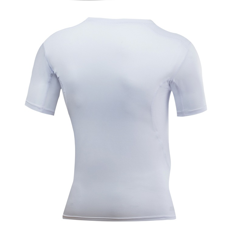 Herenkleding Sneldrogend sport-T-shirt met korte mouwen Hardloopbasis Gymtrainingskleding_voghion.com