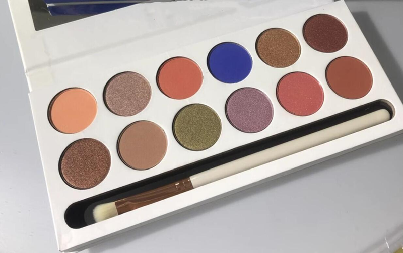 ky12 Pearl matte Eyeshadow sipping pretty21 eyeshadow palette_voghion.com