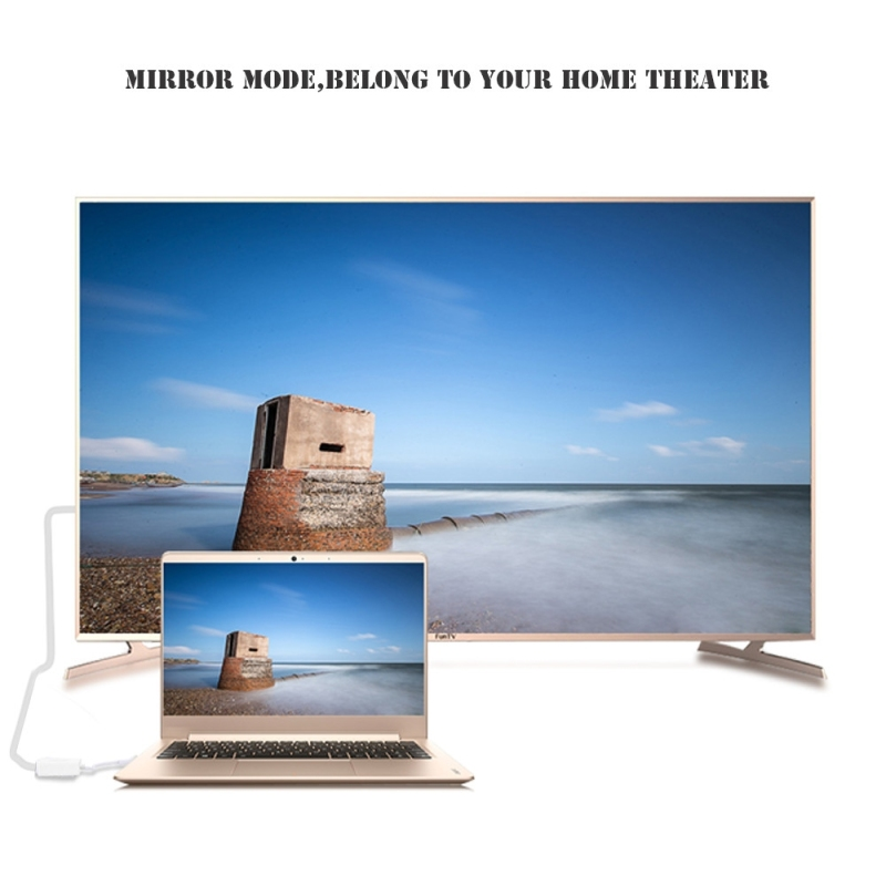 15cm USB-C / Type-C 3.1 Male to HDMI Female Adapter Cable_voghion.com