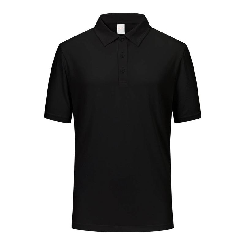 Herren-T-Shirt mit Revers und kurzen Ärmeln Lee Hanton Ice Silk Stretch Poloshirt_voghion.com