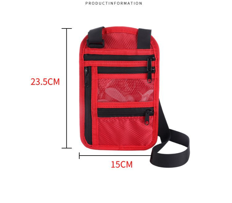 ID holder multifunctional passport bag ticket holder portable travel bag large capacity ID storage bag_voghion.com