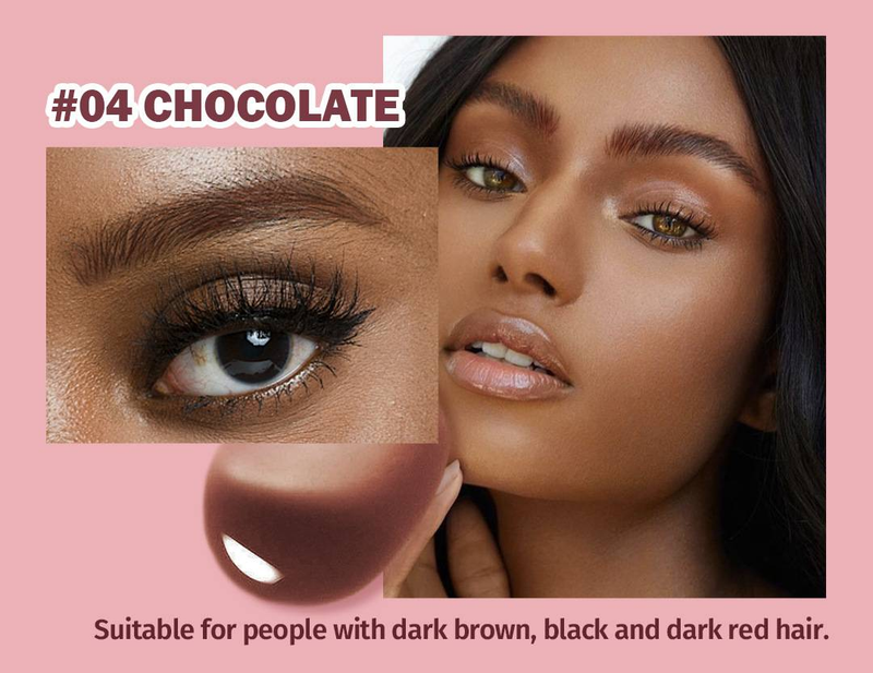 Brow Dye waterproof non-smudging big head brow brush long-lasting color does not remove makeup wild eyebrows_voghion.com