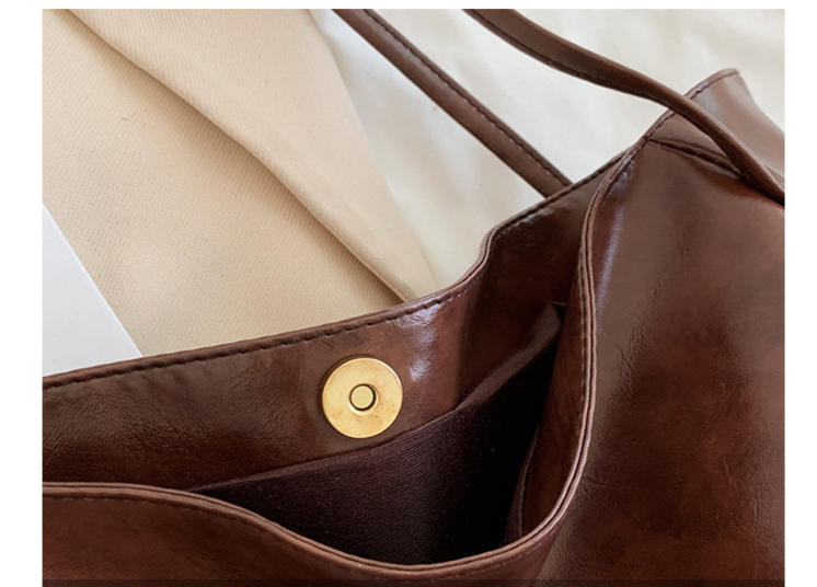 Women's Bags Tote Bag Women's Bag New Autumn And Winter Large Capacity Soft Leather Shoulder Bag Retro Casual Portable Bucket Bag_voghion.com