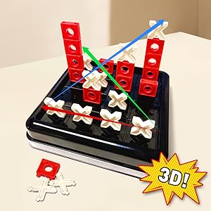 Jeu de morpion 3D, Pack de voyage avec blocs XO stimulants, jeux de société de voyage, jeux de bar, jeux de société, jeux en famille, soirée jeux pour adultes_voghion.com