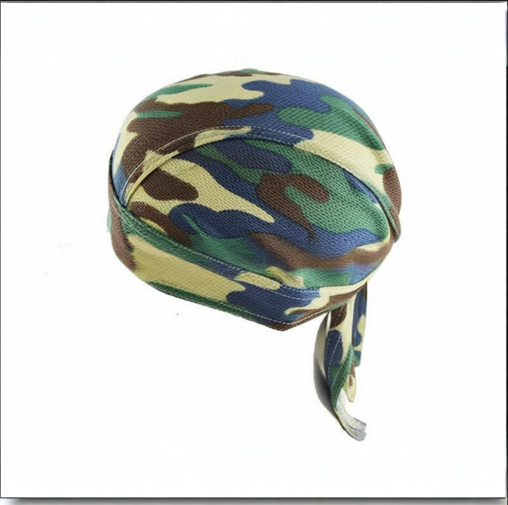 Herrenhüte Offizieller Camouflage-Piratenhut Mesh Atmungsaktiv Hip Hop Street Dance Fahrradhelm Unterhut Kochmütze_voghion.com