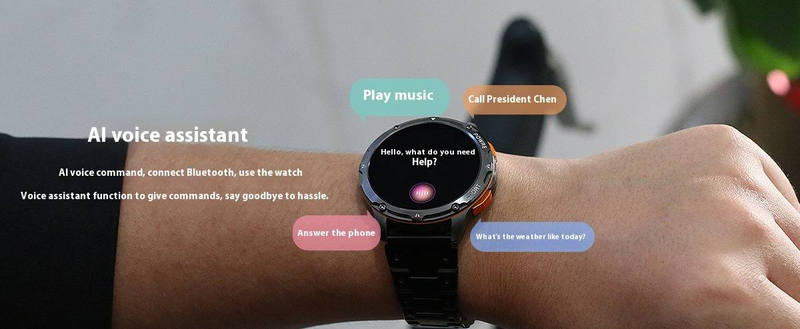 AK59 Smart Watch For Men & Women, Fitness Tracker With Heart Rate Monitor, Blood Oxygen & Sleep Tracking, Bluetooth Call, IP68 Waterproof_voghion.com