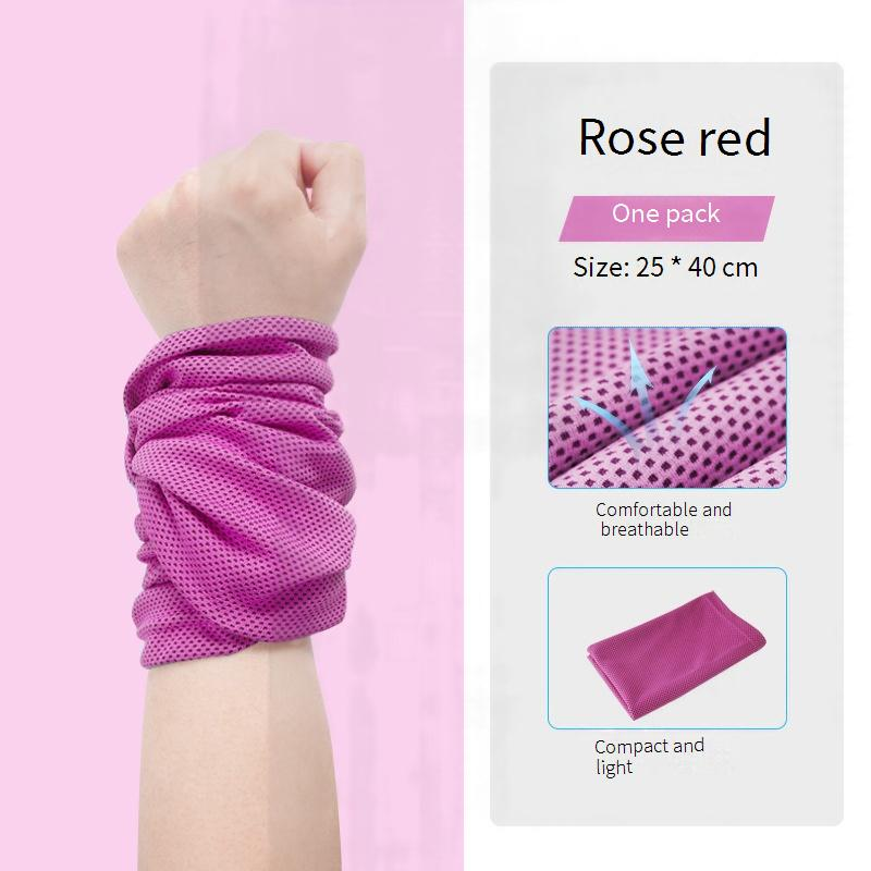 Ultra-Thin Cooling Sports Wristband – Instant Ice Feel & Quick-Dry For Running, Gym & Outdoor – Sweat-Wicking & Non-Slip For Men & Women_voghion.com