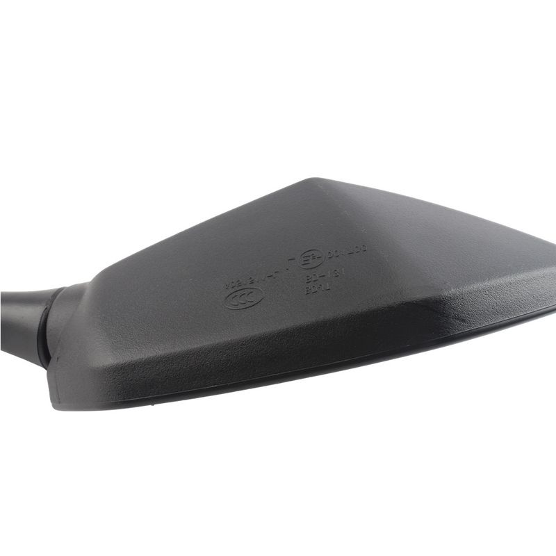 Universal Motorcycle Rearview Mirror, Black Square Anti-Shock Motocross Bike Mirror, Durable PP Shell With PU Frame, Easy Installation For Off-Road_voghion.com