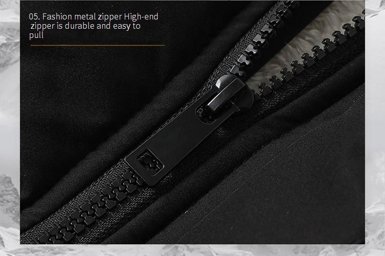Giacca invernale da uomo con cappuccio staccabile – Cappotto impermeabile foderato in pile pesante per adolescenti e giovani adulti (M-5XL)_voghion.com