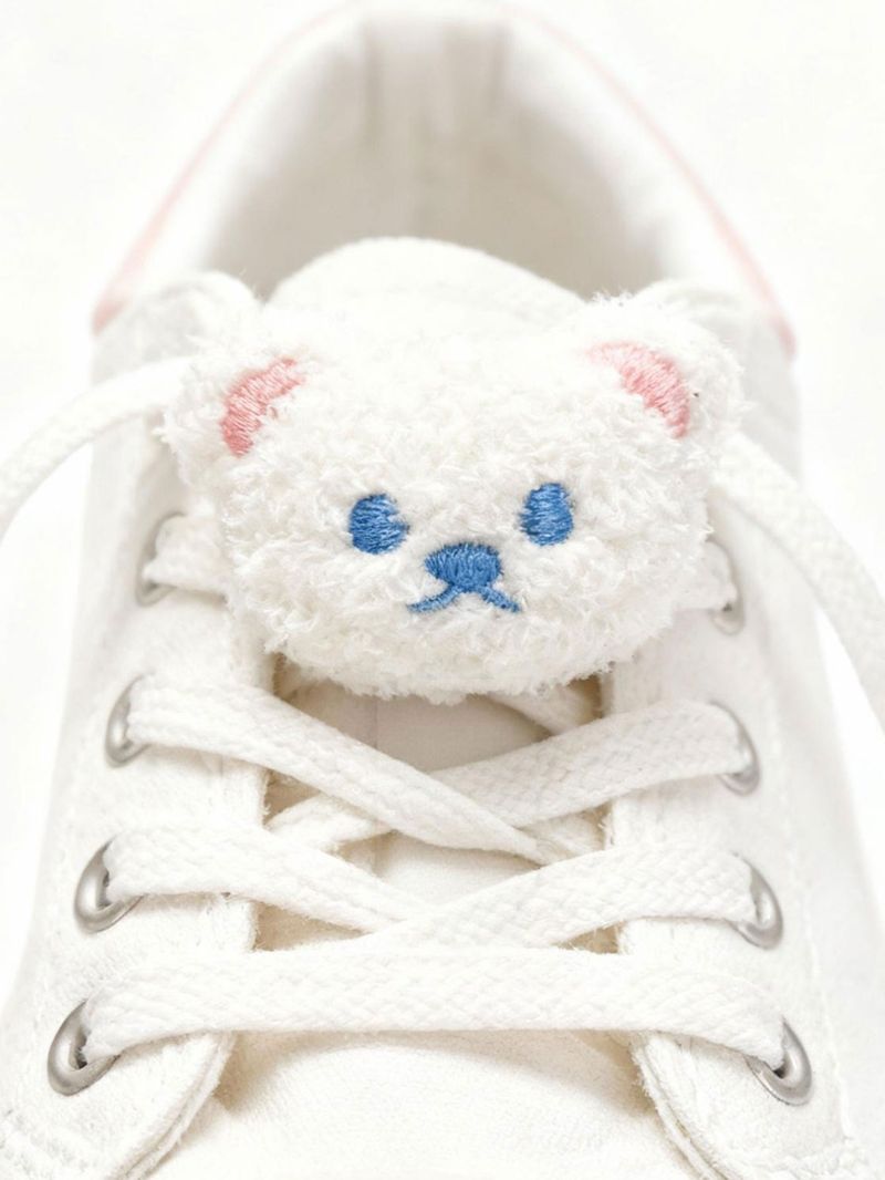 Two Cute Cartoon Bear Brooches For Shoes, With Detachable Shoe Decorations. Suitable For Sneakers, Flats, Casual Shoes, And Bag Charms._voghion.com