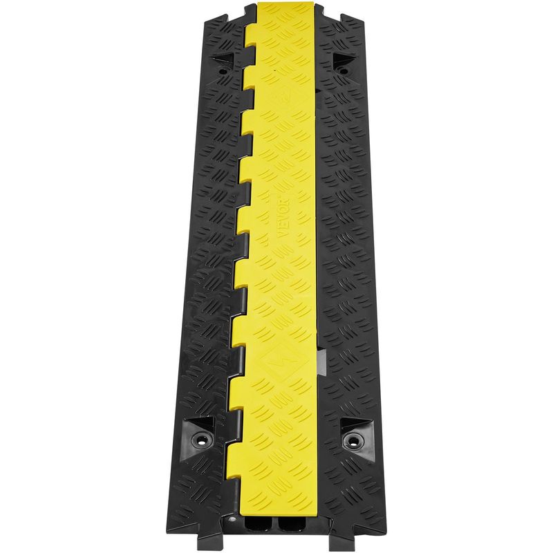 VEVOR 5PCs Cable Protector Ramp 2Channel 22000lbs Load TPU Wire Cable Cover Ramp_voghion.com
