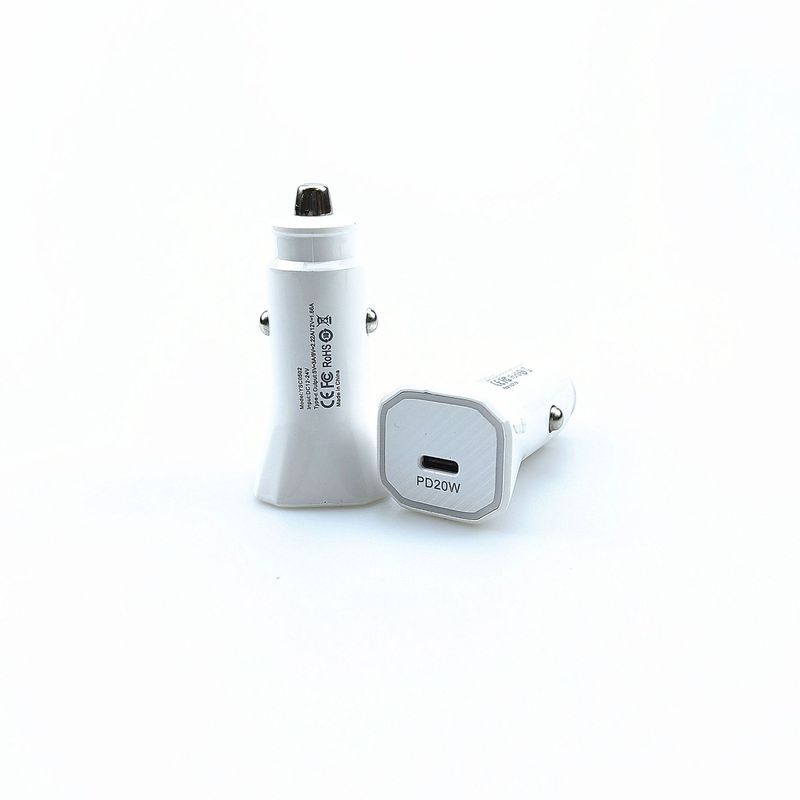 Car Chargers PD Car Charger Single Type C Port Fast Charging Charger New Flash Charging PD20W Car Charger_voghion.com