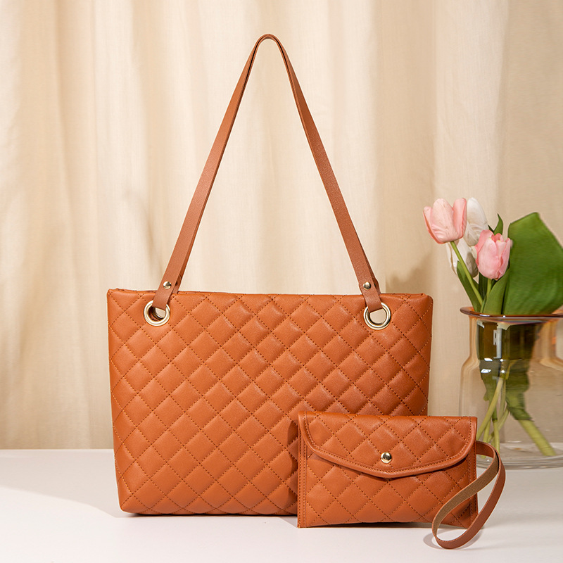 Set di due pezzi per lo shopping 2022, borse a mano, moda, casual, versatili, per donna_voghion.com