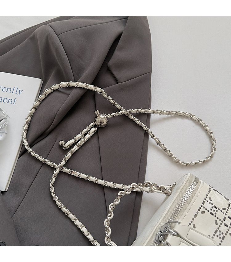 Women's 2025 Fall/Winter New Shoulder Bag Solid-Color Chain Crossbody Bag Versatile_voghion.com