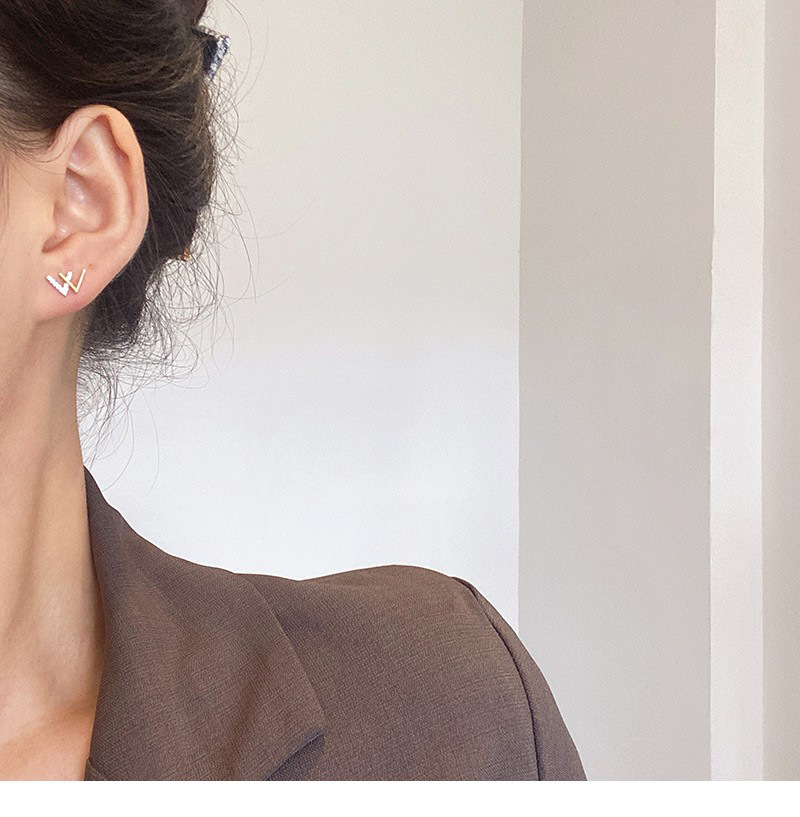 VENUS Sterling Sier Geometrische Driehoek Windmolen Oorbellen Vrouwen Eenvoudige Mode Bruiloft Sieraden Gif_voghion.com