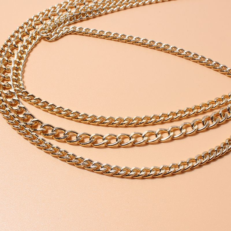 Damenketten Schmuck Legierung Mehrschichtig Übertrieben Körper Retro Street Shooting Taillenkette Damen_voghion.com