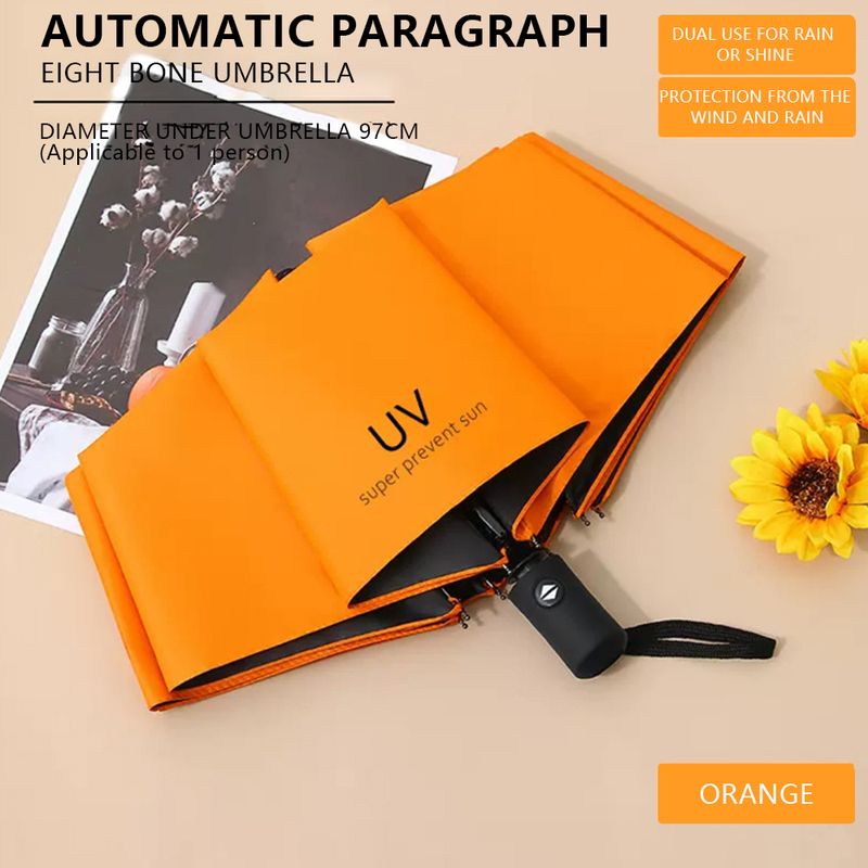 Student Essential Cartoon Umbrella - Auto Folding Sun/Rain_voghion.com