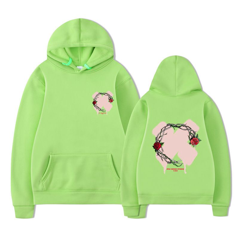 Felpa con cappuccio unisex con stampa di lettere di nuova moda per uomo e donna autunno inverno_voghion.com