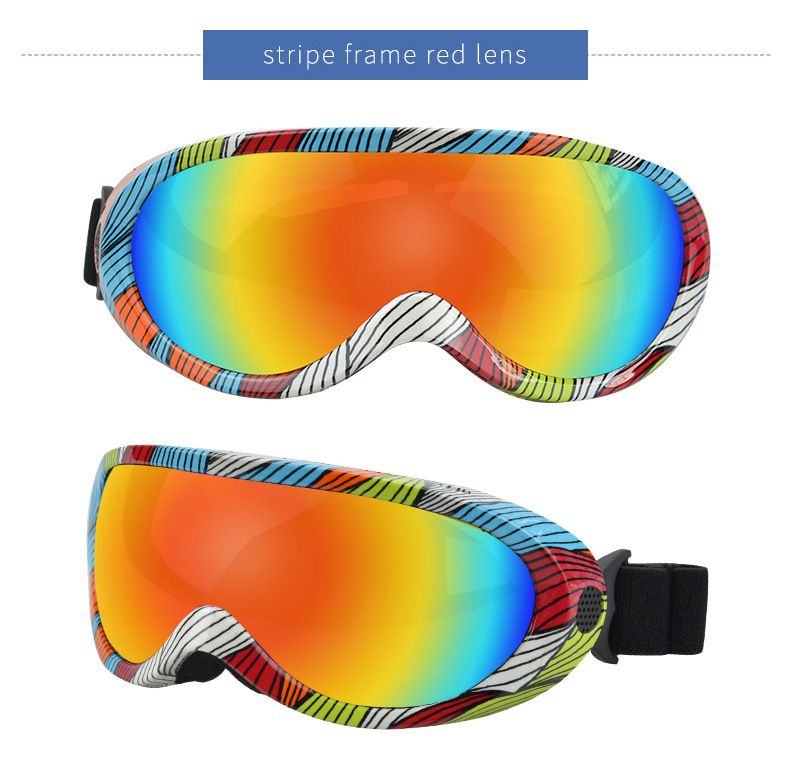 Adult single-layer ski with REVO coating for UV protection and snow blind skiing goggles_voghion.com