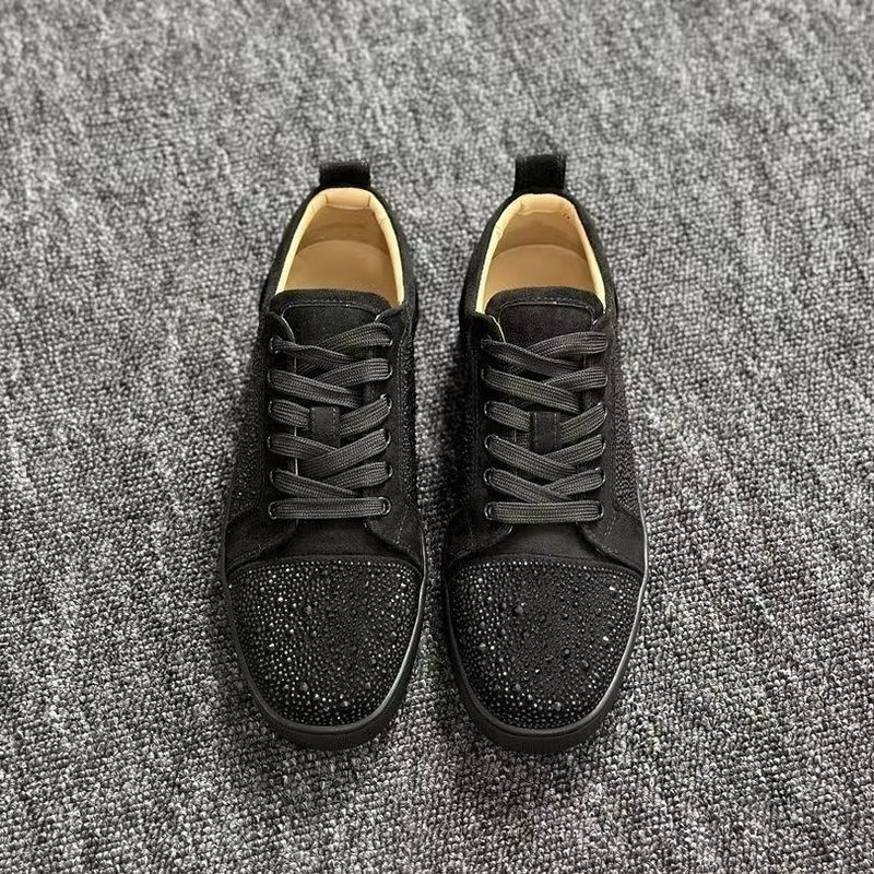 Dia Casual Men's Breathable Leather Sewn Black Fashion Comfortable Low-top Shoes_voghion.com