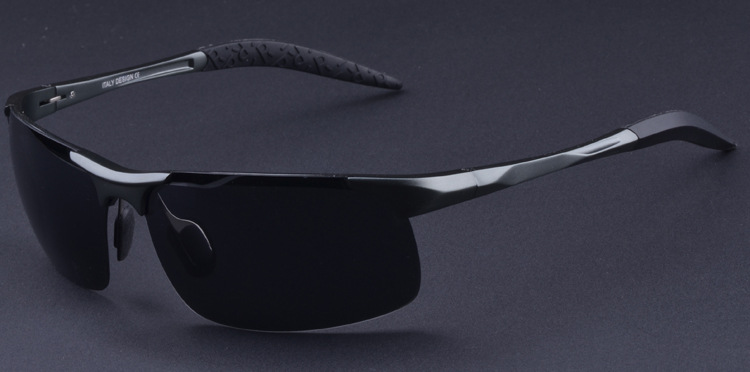 Klassische Retro-Sonnenbrille für Herren mit Farbwechsel und Nachtsicht aus Aluminium und Magnesium beim Fahren, Reiten, Schießen auf der Straße, polarisiert_voghion.com