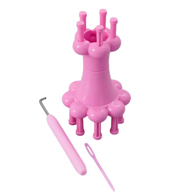Simple Braider Cord Winder Double Head Hand DIY Knitting Tool Set_voghion.com