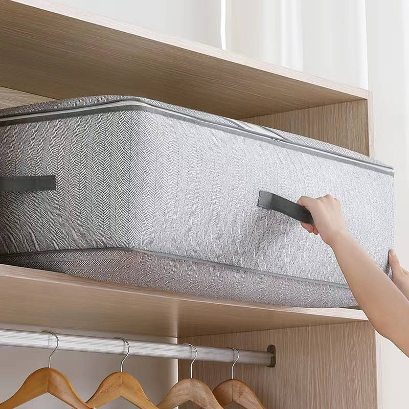 Functional Bags Bed Bottom Quilt Storage Bag Clothes Clothing Storage Bag Transparent Bed Storage Box Household Quilt Bag Moisture Proof Portable_voghion.com
