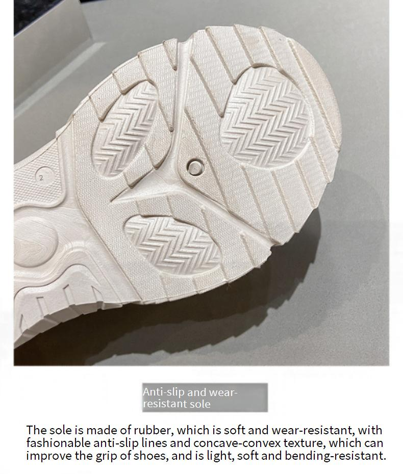 All-Day Comfort Chunky Sneakers - Breathable Knit Dad Shoes (Non-Slip Sole) | Spring Pastel Color Matching Shoes_voghion.com