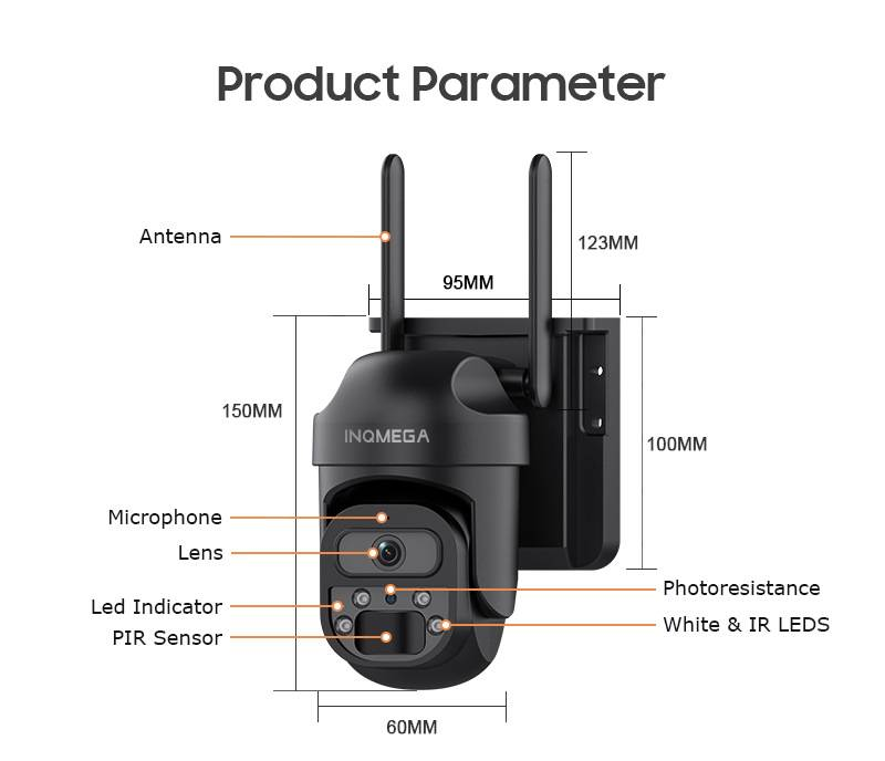 4G Solar Surveillance Camera House Camera Full Color Night Vision HD Low Power PTZ Guarantee Housing Property Against Thieves Family Live View_voghion.com